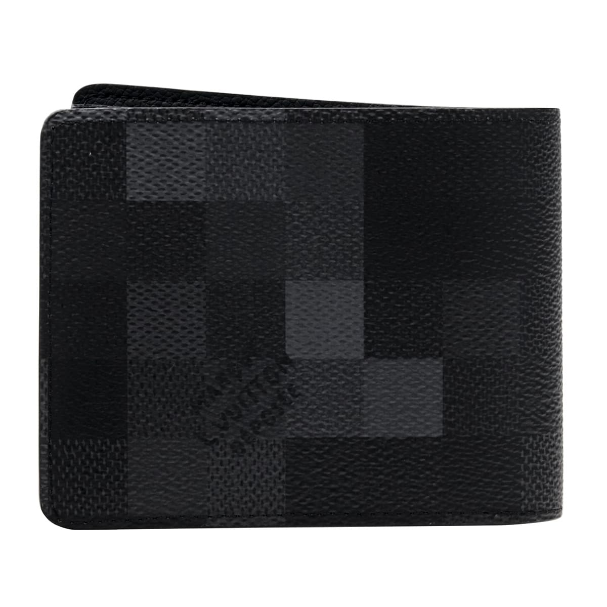 Louis Vuitton 二つ折り財布 黒 ルイヴィトン 財布 LOUIS VUITTON メンズ 二つ折り財布