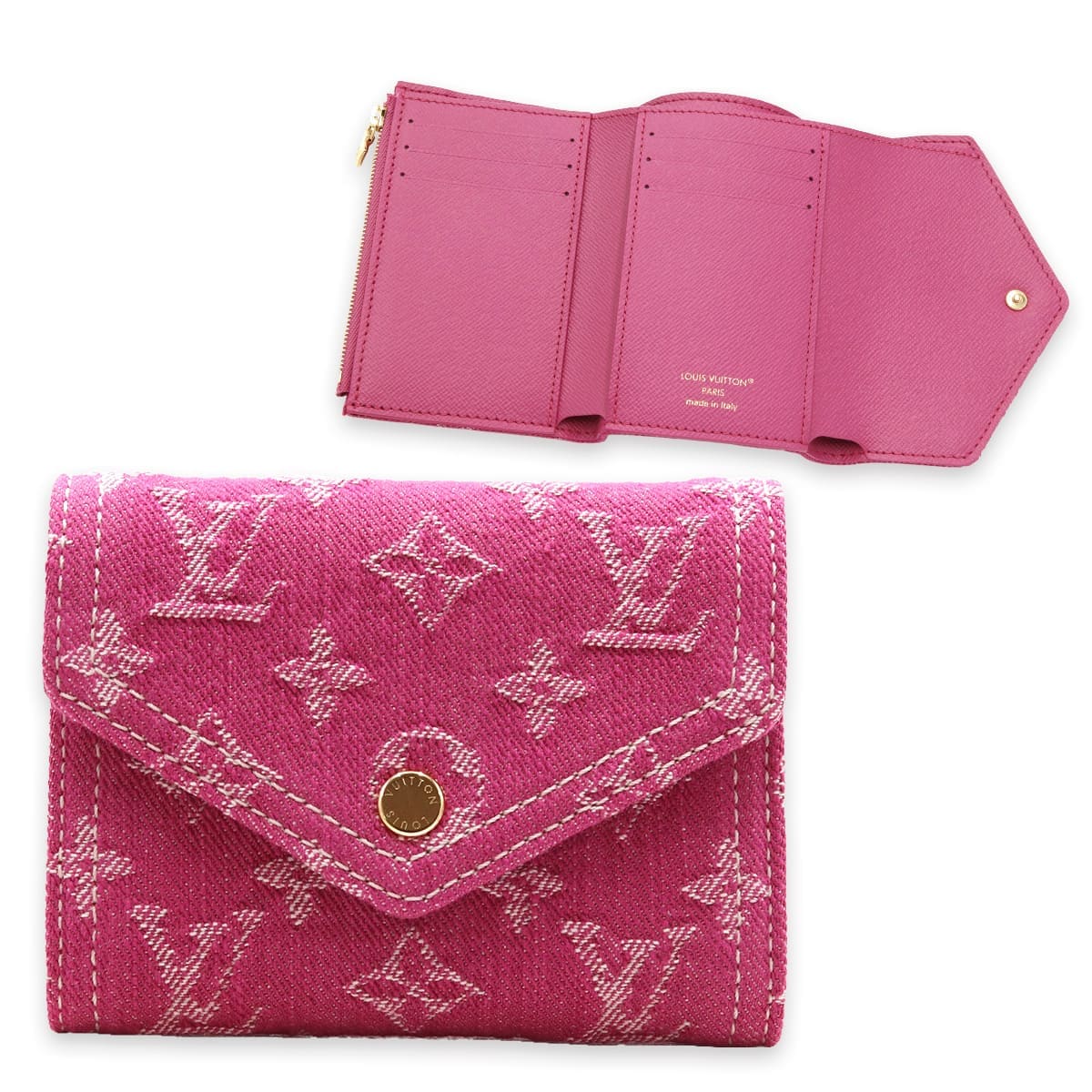 Louis Vuitton ピンク 二つ折り財布 ポルトフォイユ・カプシーヌ コンパクト カプシーヌ｜ルイ・ヴィトン