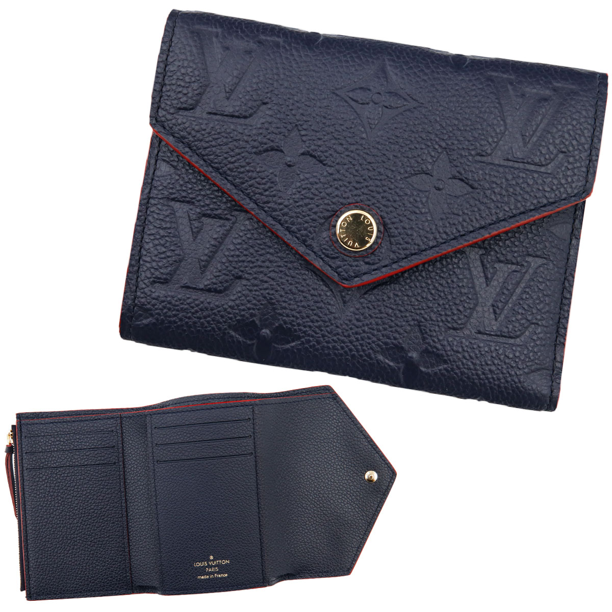 Louis Vuitton Leather Folding Wallets (M82344) in 2023