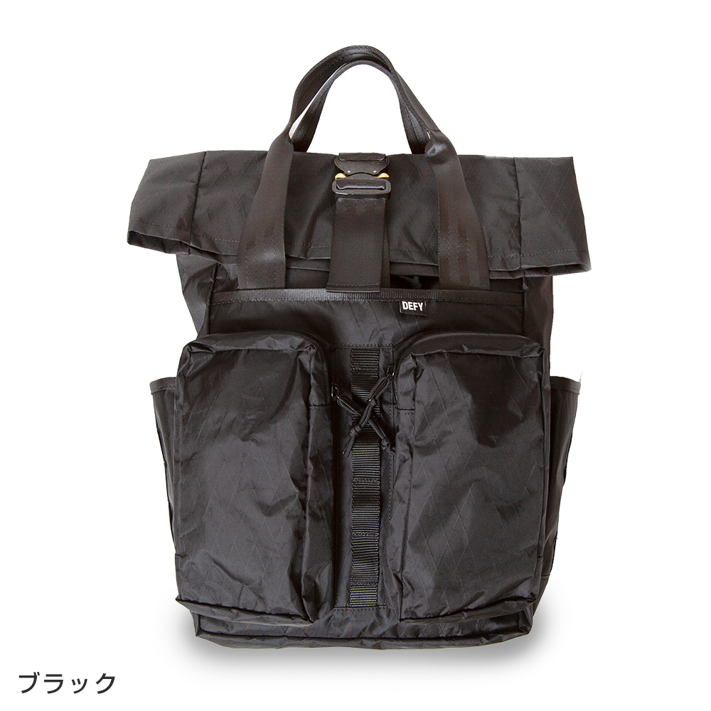 DEFY BAGS デフィーバッグス VERBOCKEL DAYPACK ROLL TOP X-pac バー