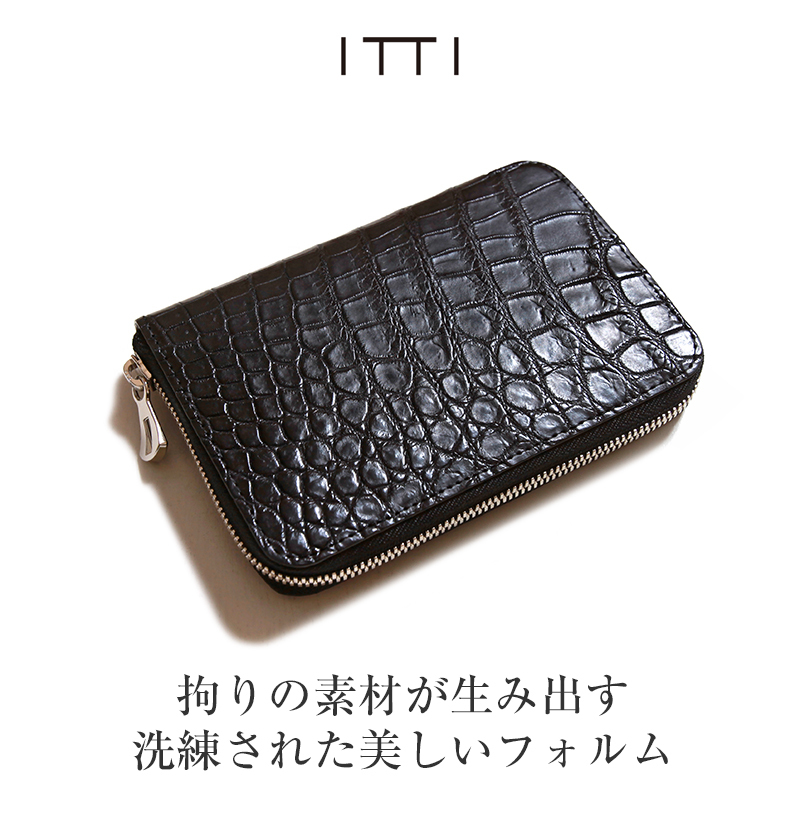 お買い得お得 財布 ITTI/イッチ/Cristy Stuffing MID WLT/ Crocodile