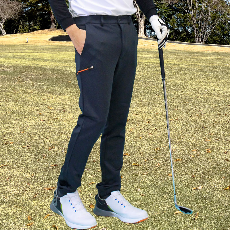 BEAMS GOLF 2021年 メンズ ゴルフパンツ ジョガーパンツ ネイビー BEAMS GOLF（ビームス ゴルフ）ORANGE LABEL / 撥水ストレッチ