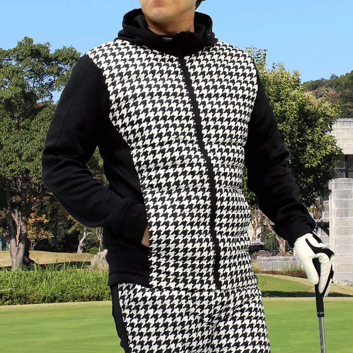 ゴルフジャケット メンズ ダウンジャケット ゴルフウェア 暖か裏起毛