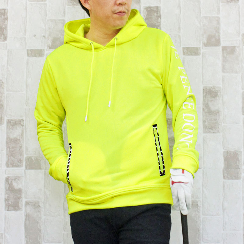 8YARDS ゴルフパーカー イエロー XL 8YARDS / PULLOVER Halfsleeve Hoodie