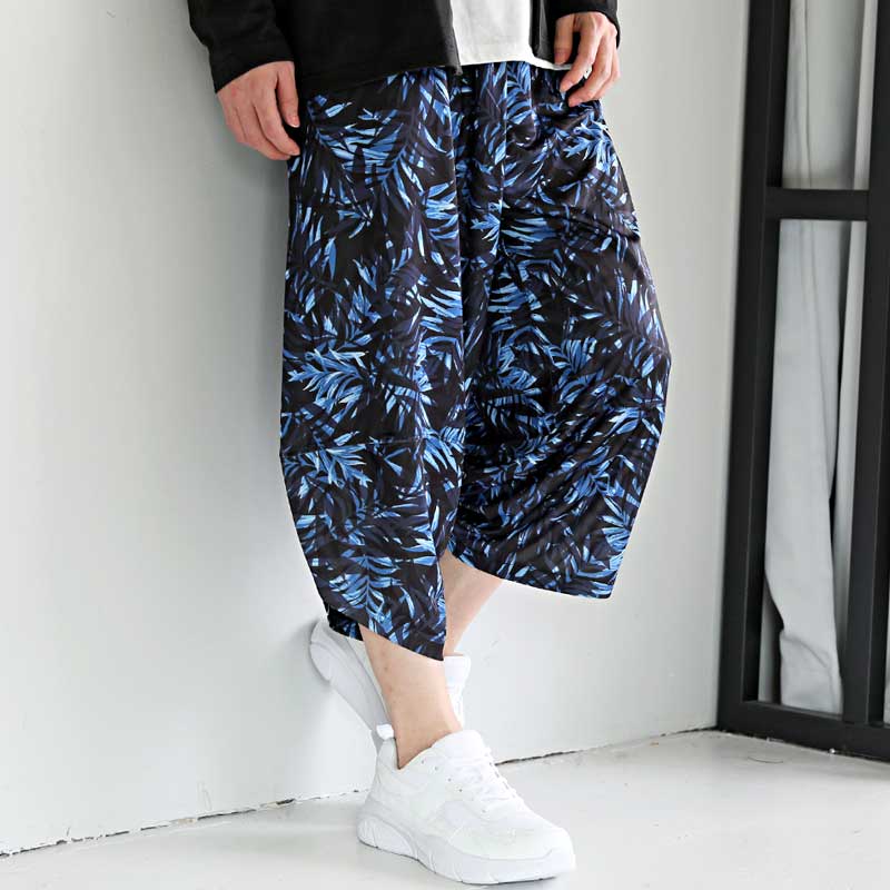 新品サルエルパンツ軽量素材かっこいいplease 生地 ポンチサルエルパンツ バレルレッグ パンツ レディース 送料無料