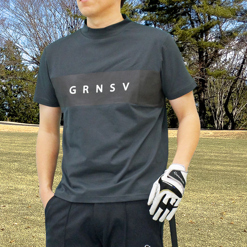 ゴルフウェア モックネックシャツ メンズ ハイネック GIORNO SEVEN