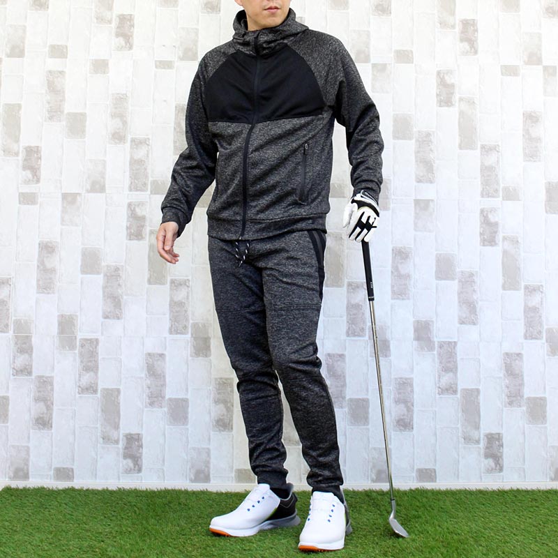 ゴルフウェア セットアップ メンズ 上下セット ジャージ ゴルフパンツ ジップアップ スタンドジャケット イージーパンツ ブルゾンストレッチ スポーツ | ブランド登録なし | 03