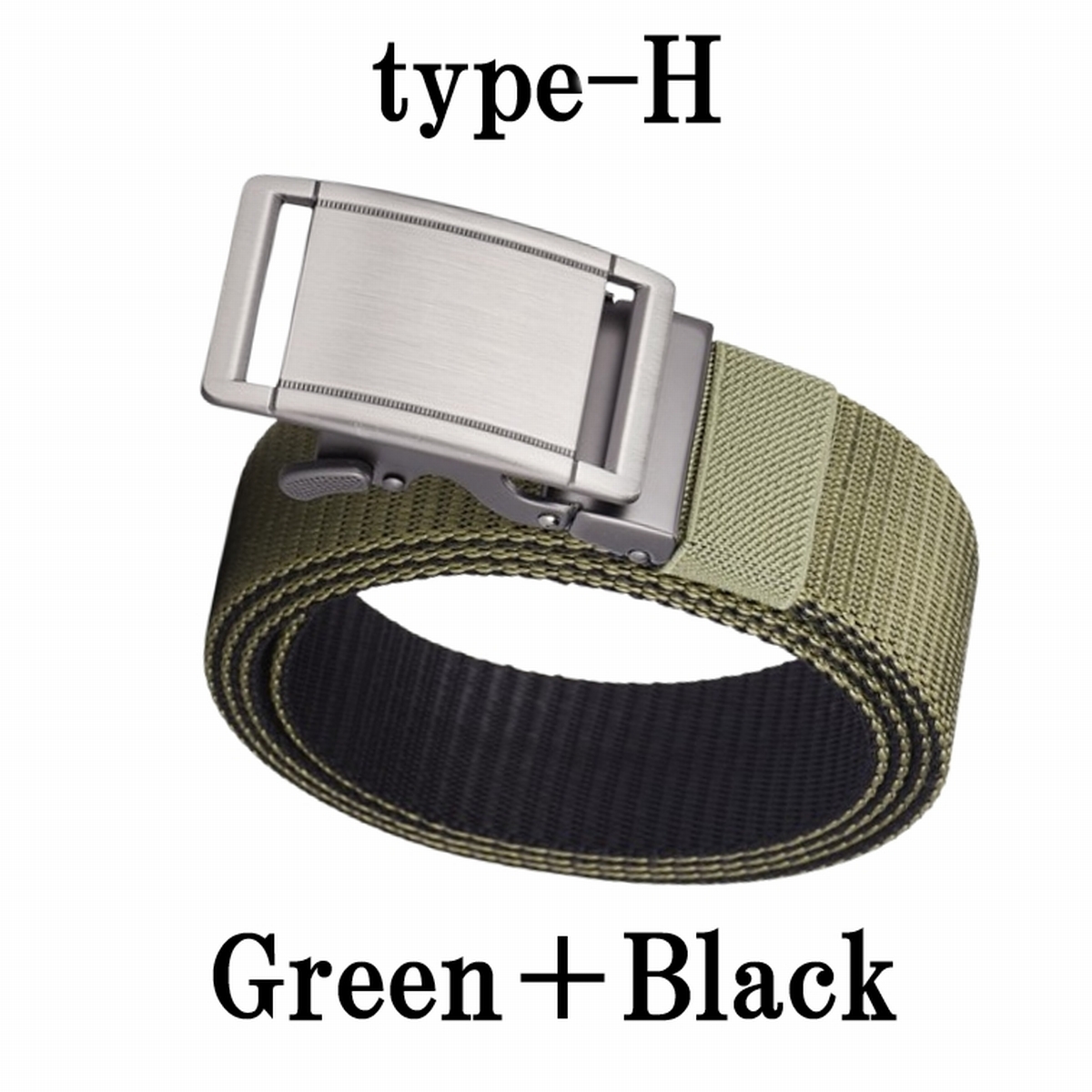 ベルト ゴルフ オートロック メンズ 穴なし 無段階 ナイロン リバーシブル 大きい 両面 裏表 ブラック スポーツ おしゃれ バックル 人気 黒 爆買 | ブランド登録なし | 12