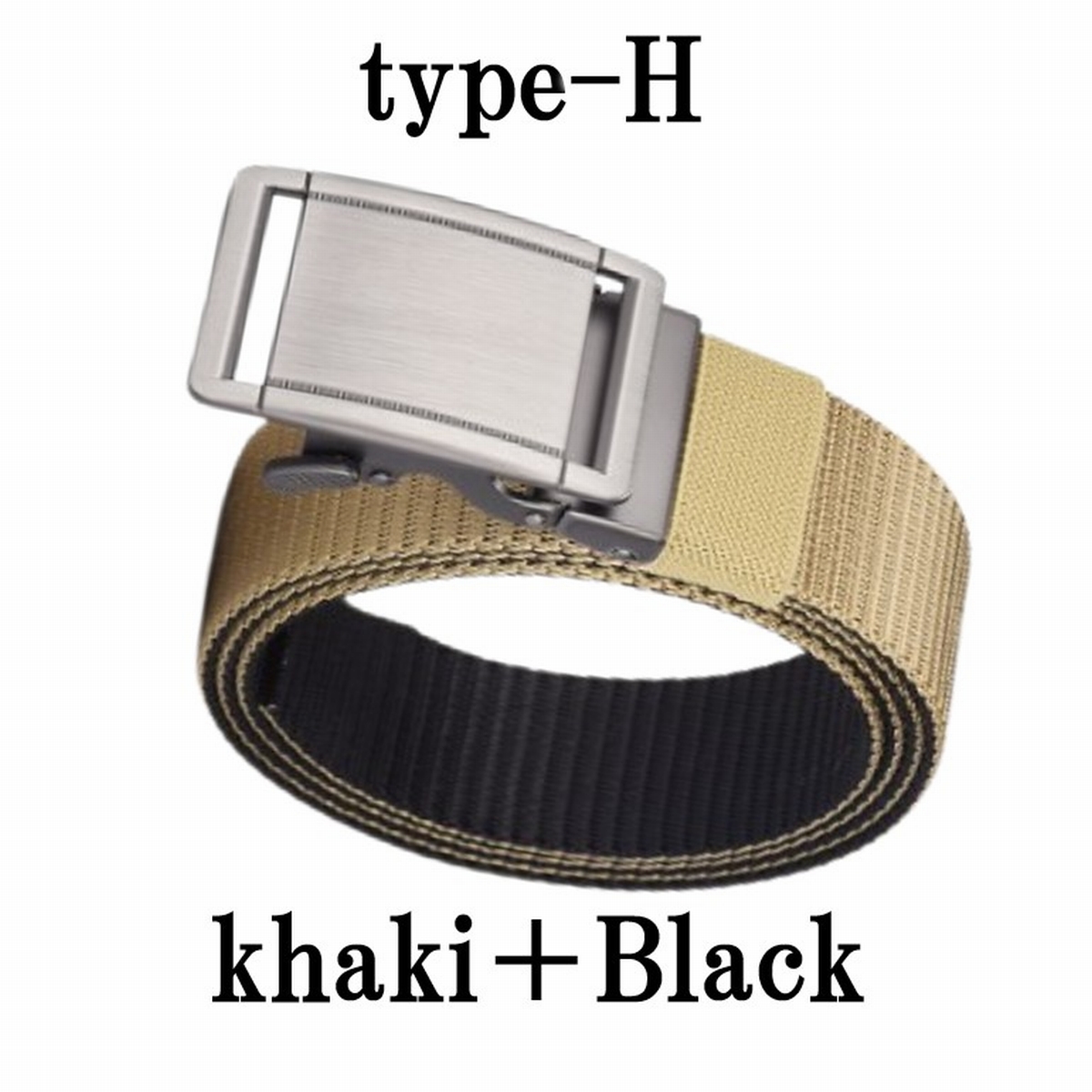 ベルト ゴルフ オートロック メンズ 穴なし 無段階 ナイロン リバーシブル 大きい 両面 裏表 ブラック スポーツ おしゃれ バックル 人気 黒 爆買 | ブランド登録なし | 16