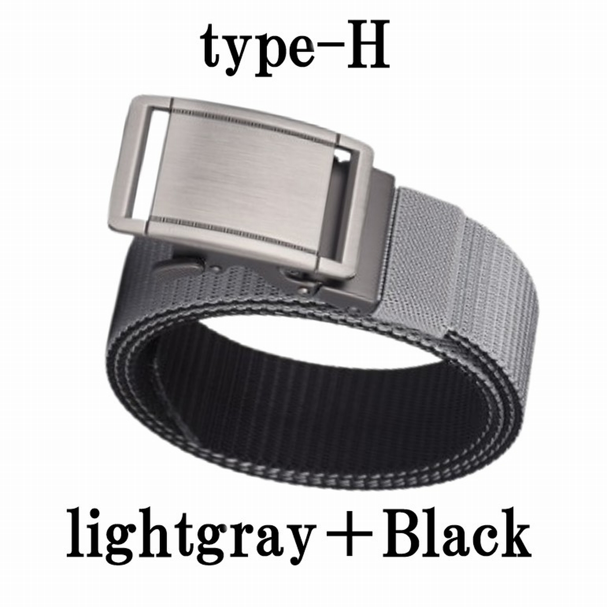 ベルト ゴルフ オートロック メンズ 穴なし 無段階 ナイロン リバーシブル 大きい 両面 裏表 ブラック スポーツ おしゃれ バックル 人気 黒 爆買 | ブランド登録なし | 13
