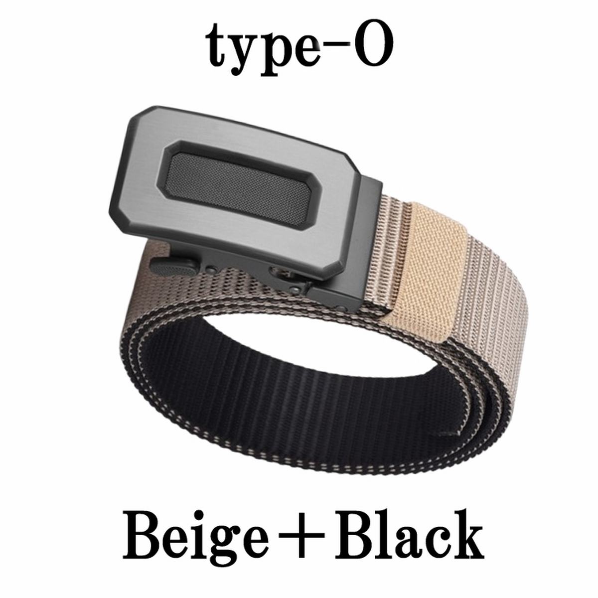 ベルト ゴルフ オートロック メンズ 穴なし 無段階 ナイロン リバーシブル 大きい 両面 裏表 ブラック スポーツ おしゃれ バックル 人気 黒 爆買 | ブランド登録なし | 17