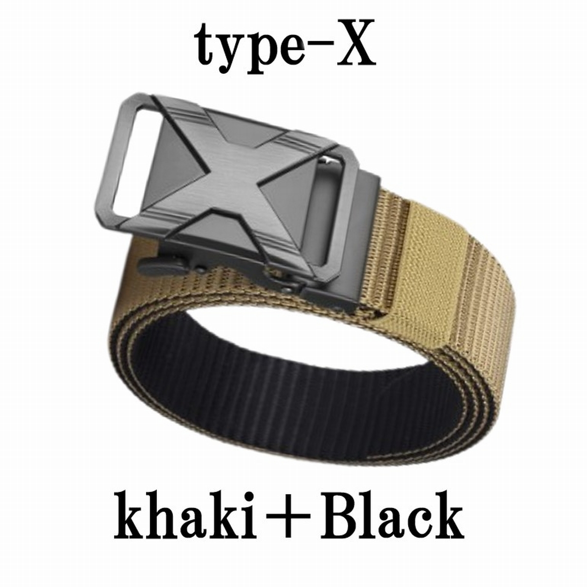 ベルト ゴルフ オートロック メンズ 穴なし 無段階 ナイロン リバーシブル 大きい 両面 裏表 ブラック スポーツ おしゃれ バックル 人気 黒 爆買 | ブランド登録なし | 08