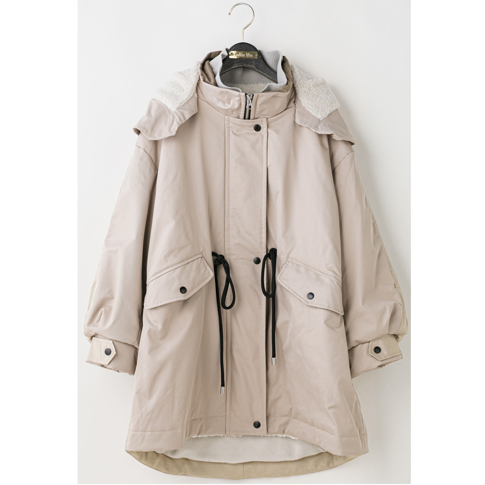LalliaMu レディースロングコート Lallia Mu】2wayリバーウールロングコート - Carry On ONLINE STORE