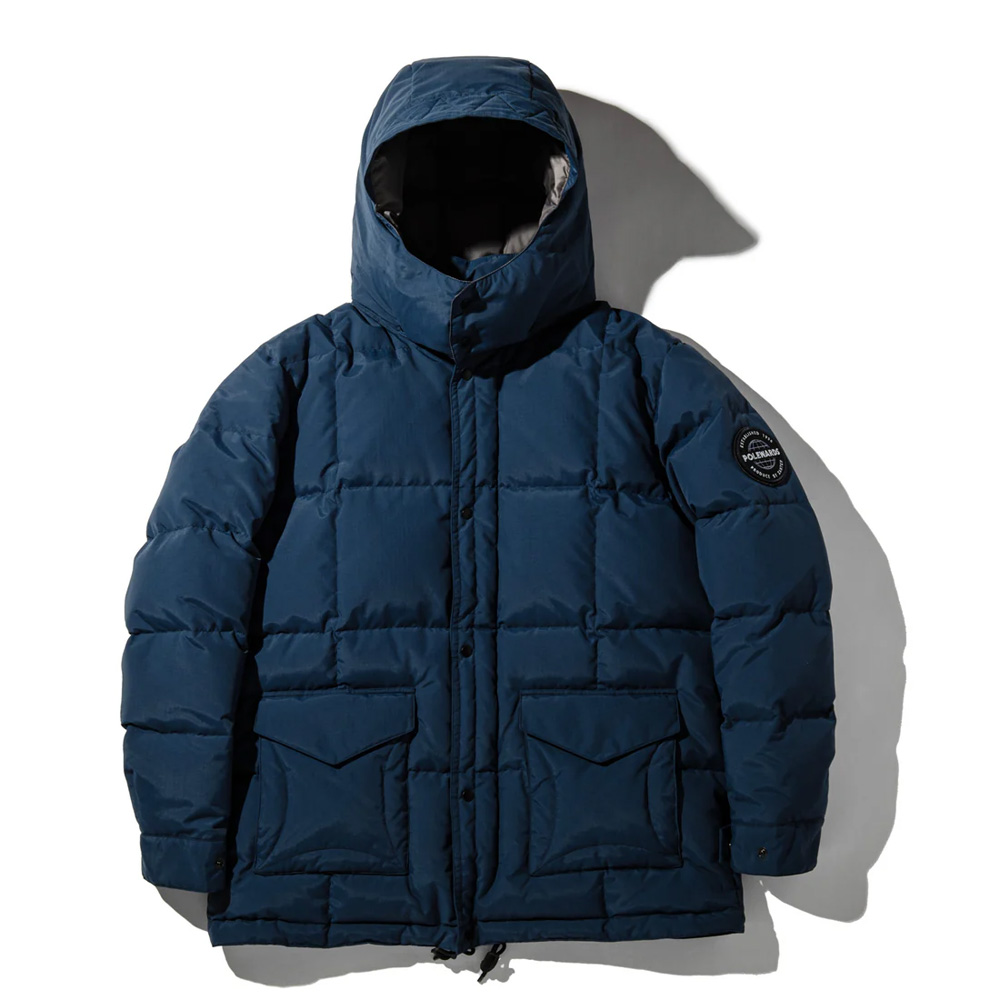 YONEX フード付きダウンジャケット ネイビー POLEWARDS（ポールワーズ） ダウンジャケット パーカー SYOWA STATION