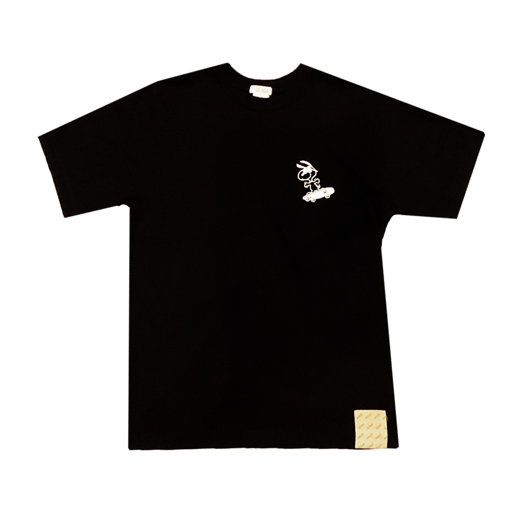 エバース Et baas Et baas×PEANUTS 半袖 Tシャツ メンズ ユニセックス トップス スヌーピー プリント 無地 カットソー 丸首 日本製 ebs-scs-013 ( 正規取扱店 )｜leap-town｜03