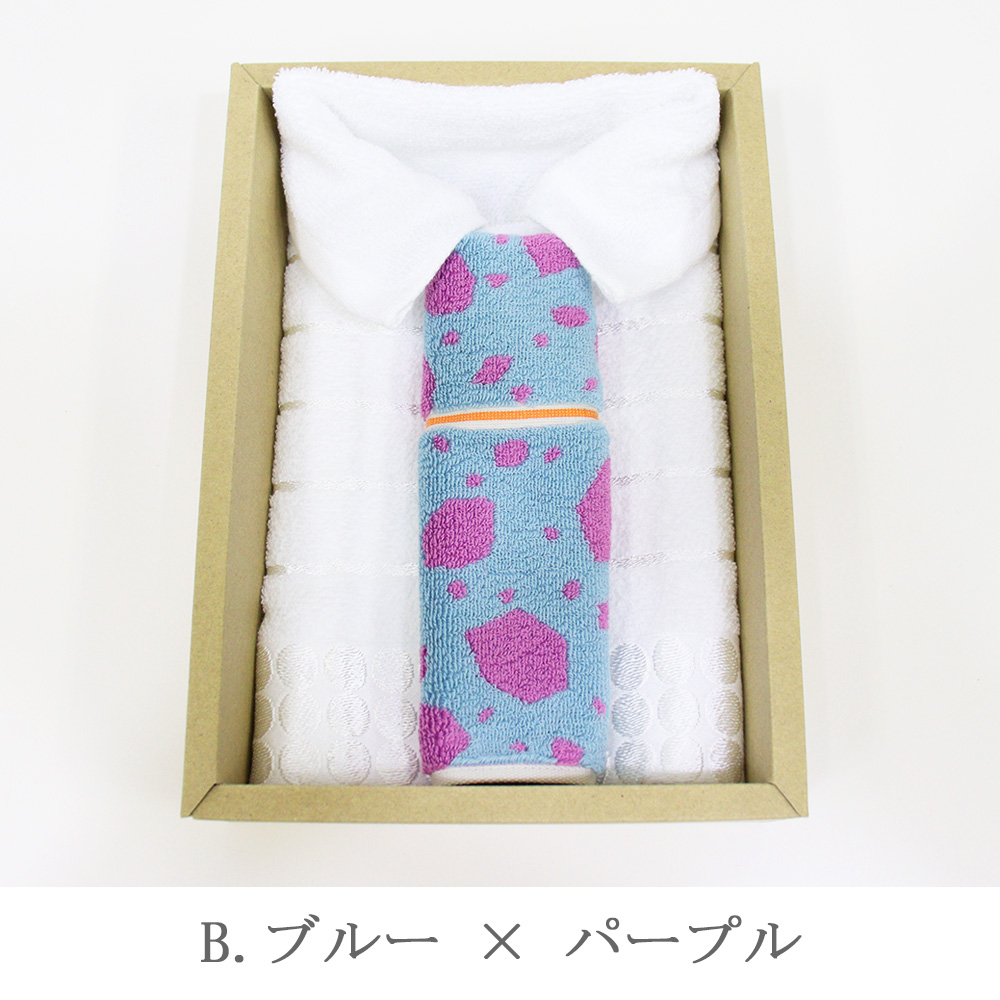 ギフト プレゼント ネクタイとワイシャツをかたどった特別ギフトセット