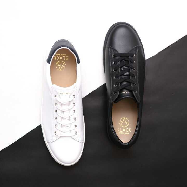 SLACK FOOTWEAR スラックフットウェア ELCLUDE JP エルクルード レザー スニーカー 伸びる靴紐 履きやすい フォーマル 日本製  SLJ191 : slack-slj191 : Primary プライマリー - 通販 - Yahoo!ショッピング