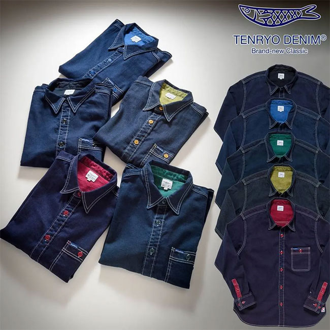 倉敷天領デニム TENRYO DENIM ( テンリョウデニム ) 岡山産 カラー