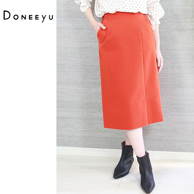 SALE 50%OFF 半額 ) ドニーユ Doneeyu ロングスカート レディース