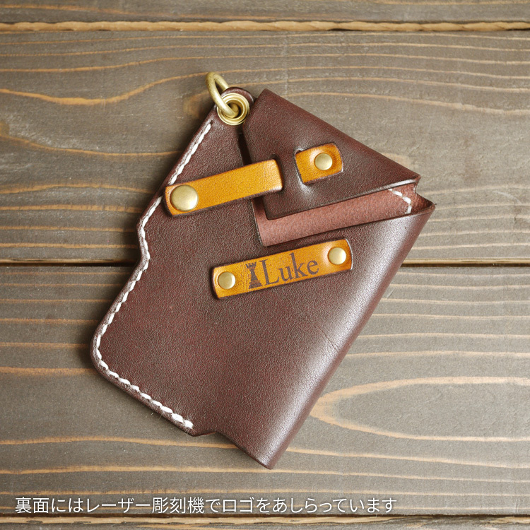 orizontas03 カードケース スチームパンク 牛革 ハンドメイド
