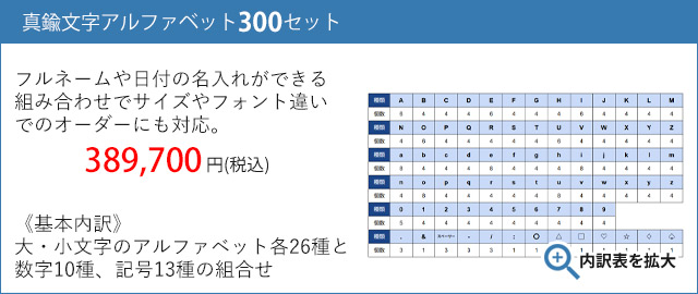300文字セット