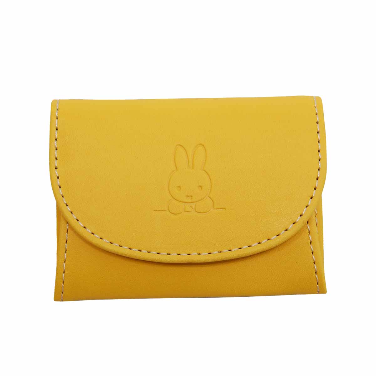 【正規品】☘リーブス　ミッフィー ケース 牛革　黄色　M-0128 Miffy（ミッフィー） コインケース 牛革 M-0128 リーブス : リーブス革
