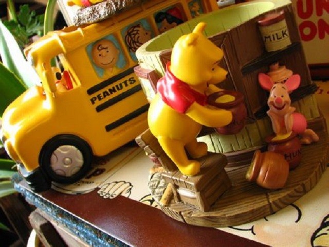 プーさん ピグレット 花 フラワーギフト ディズニー プリザーブドフラワー