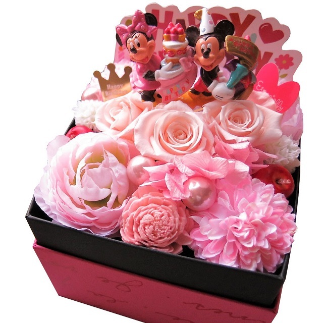 Disney（ディズニー） 誕生日プレゼント 彼女 ミッキー ミニー 花束風