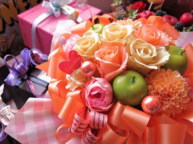 プーさん ピグレット 花 フラワーギフト ディズニー プリザーブドフラワー