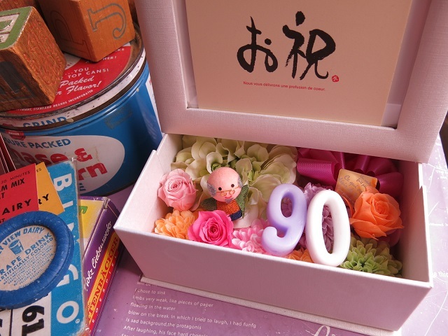 誕生日プレゼント 花