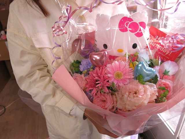 sanrio（サンリオ） キティ プレゼント 花束風 フラワーアレンジメント