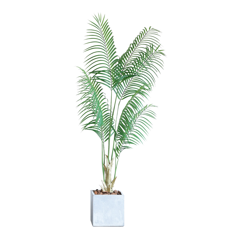 リーベン 観葉植物 フェイクグリーン 大型 アレカヤシ 180cm
