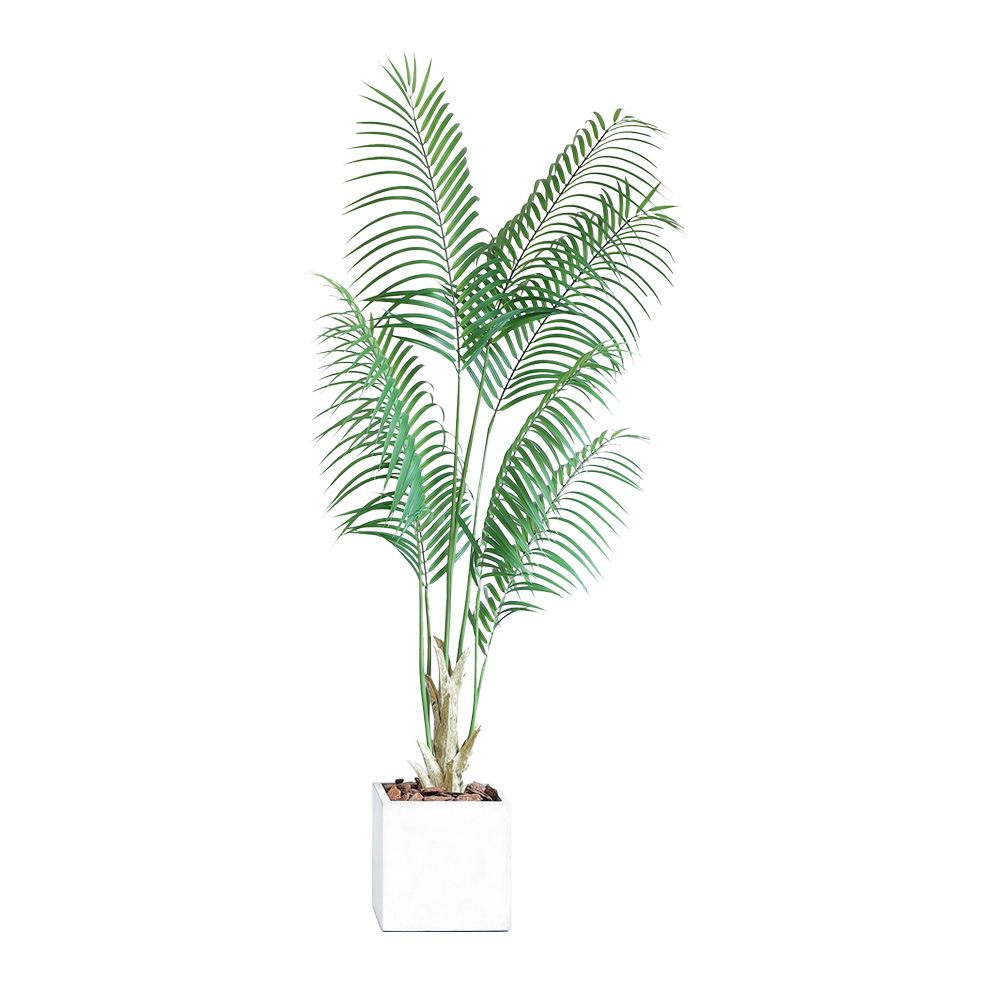 リーベン 観葉植物 フェイクグリーン 大型 アレカヤシ 180cm