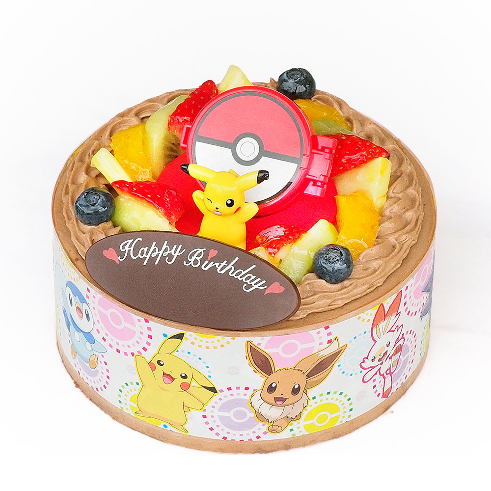 キャラデコお祝いケーキ ポケットモンスター