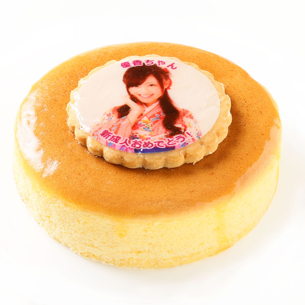 写真ケーキ スフレチーズケーキ 6号 フォトケーキ イラスト プリント バースデーケーキ Cheese 6 Cookie Cake Express 通販 Yahoo ショッピング