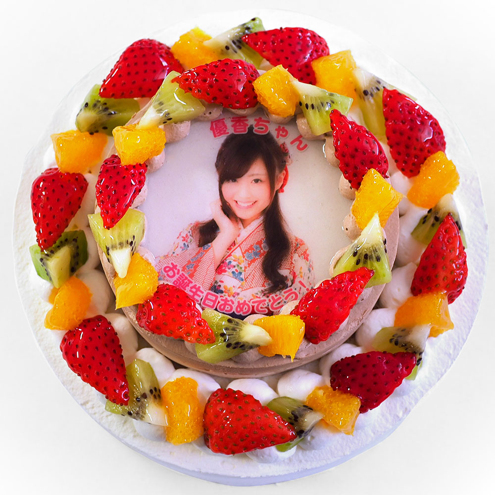 写真ケーキ ダブルタワーケーキ ミニ