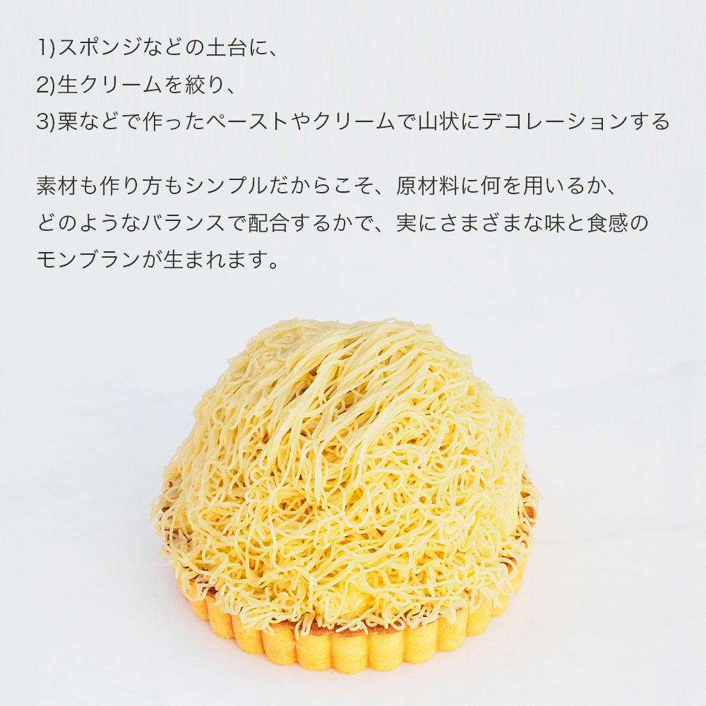 和栗の錦糸モンブラン