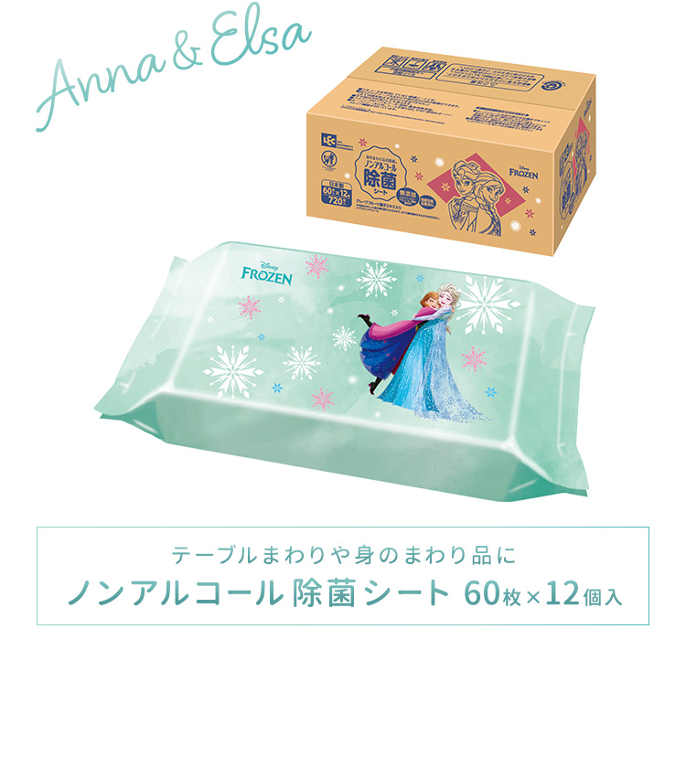 ディズニーアナと雪の女王ウエットシート