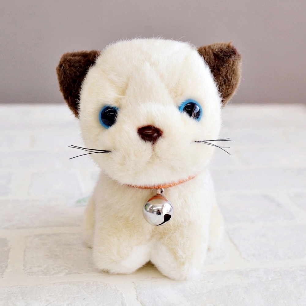 ぬいぐるみ 猫 小さい グレー ハチワレ 白猫 シャム ペルシャ 猫の
