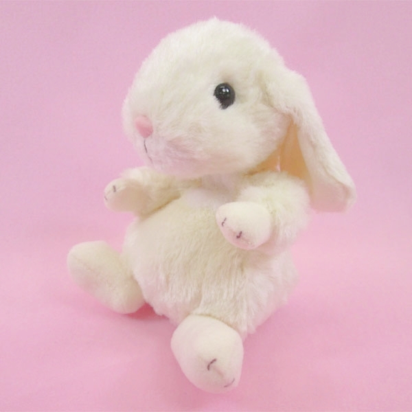うさぎのぬいぐるみ ロップイヤーウサギ アイボリー S 日本製 誕生日