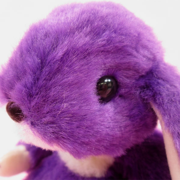 ロップイヤー うさぎ ぬいぐるみ グレープ 紫 パープル Sサイズ うさぎ