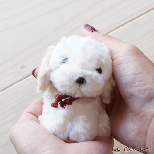 犬のぬいぐるみプチお座りドッグ レトリバー・アイボリーぬいぐるみ 犬