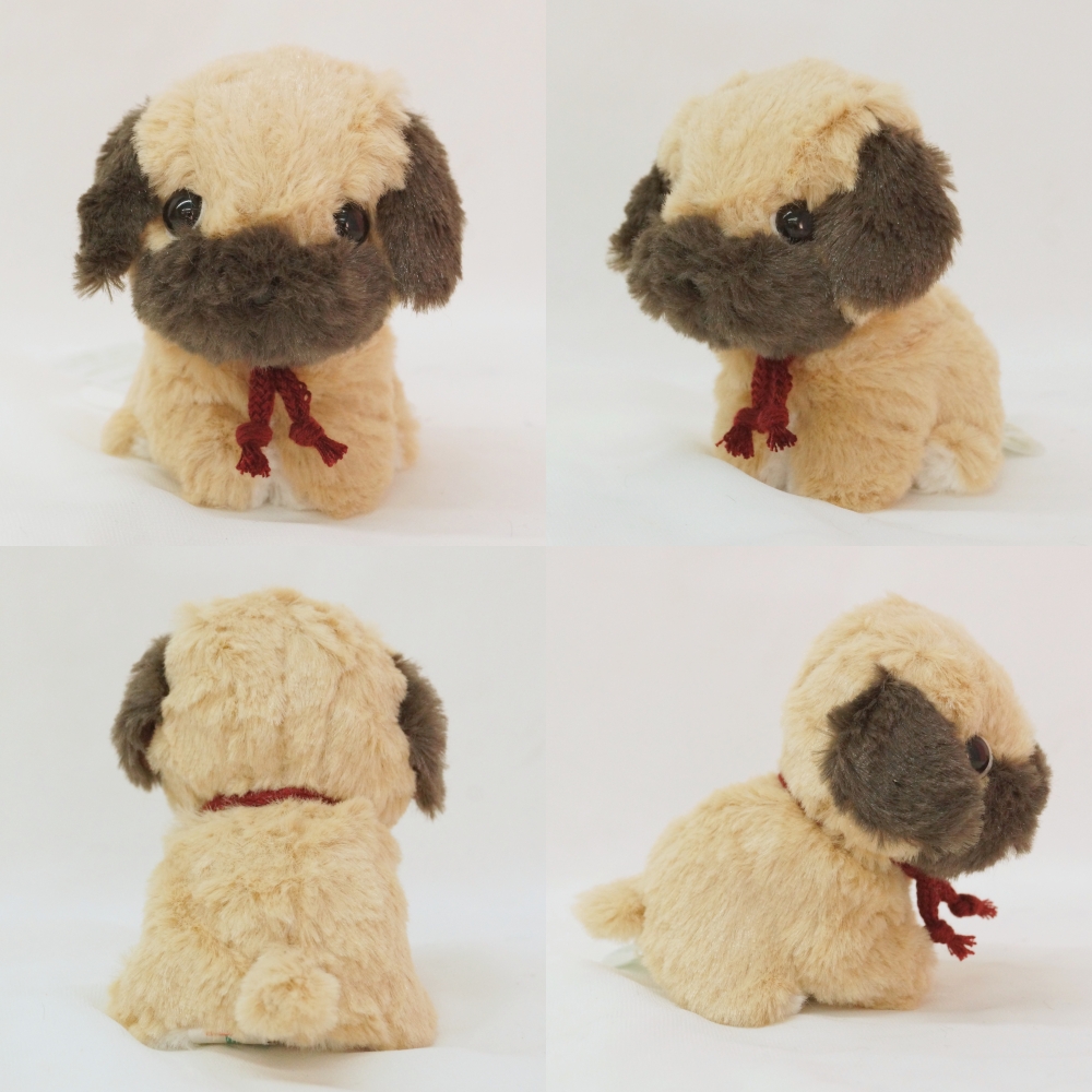 パグのぬいぐるみプチお座りドッグ 犬グッズ 子犬 犬のぬいぐるみ 小