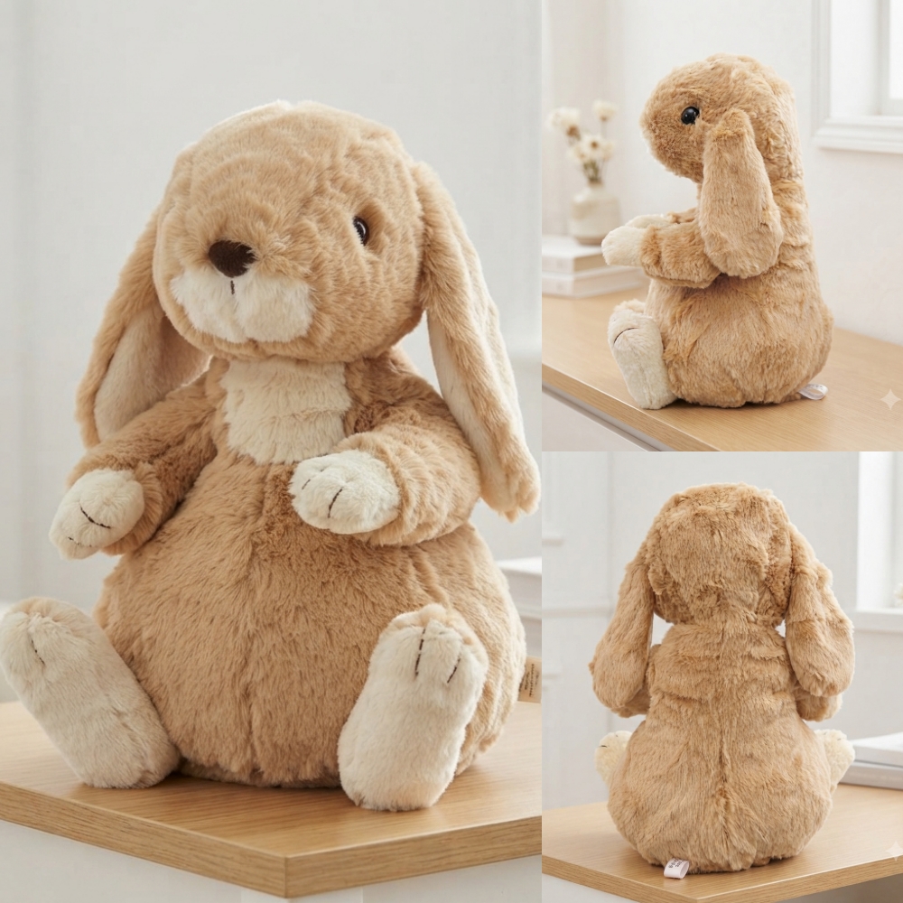 うさぎ ぬいぐるみ 大きい ロップイヤー LLサイズ 38cm 日本製 垂れ耳