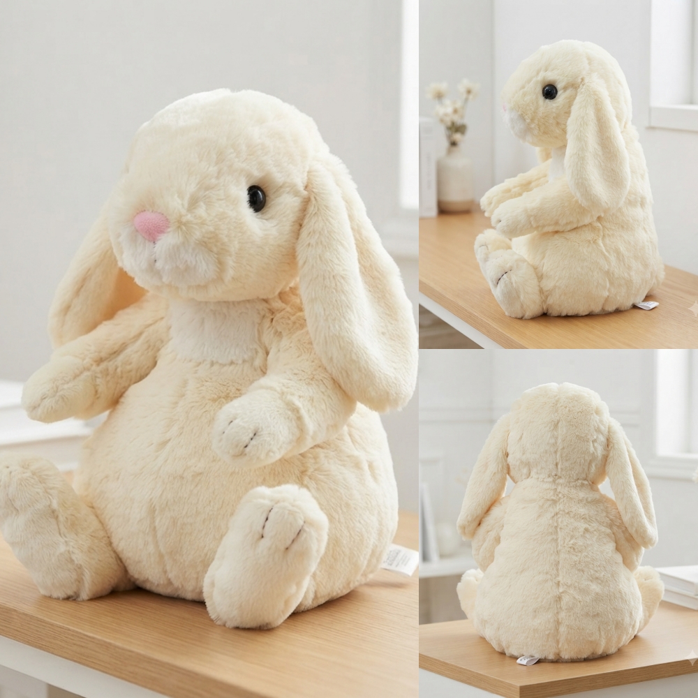 うさぎのぬいぐるみ ロップイヤー Lサイズ 30cm 日本製