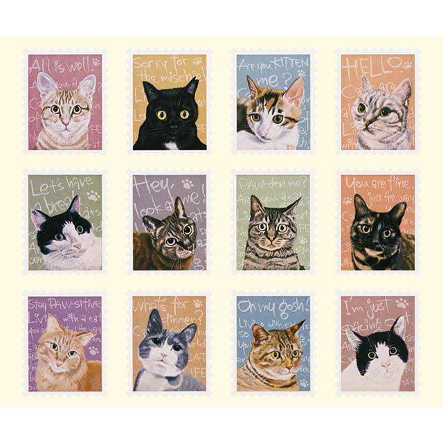 シール 猫 チャリティー 黒猫 サビ猫 ハチワ...の詳細画像1