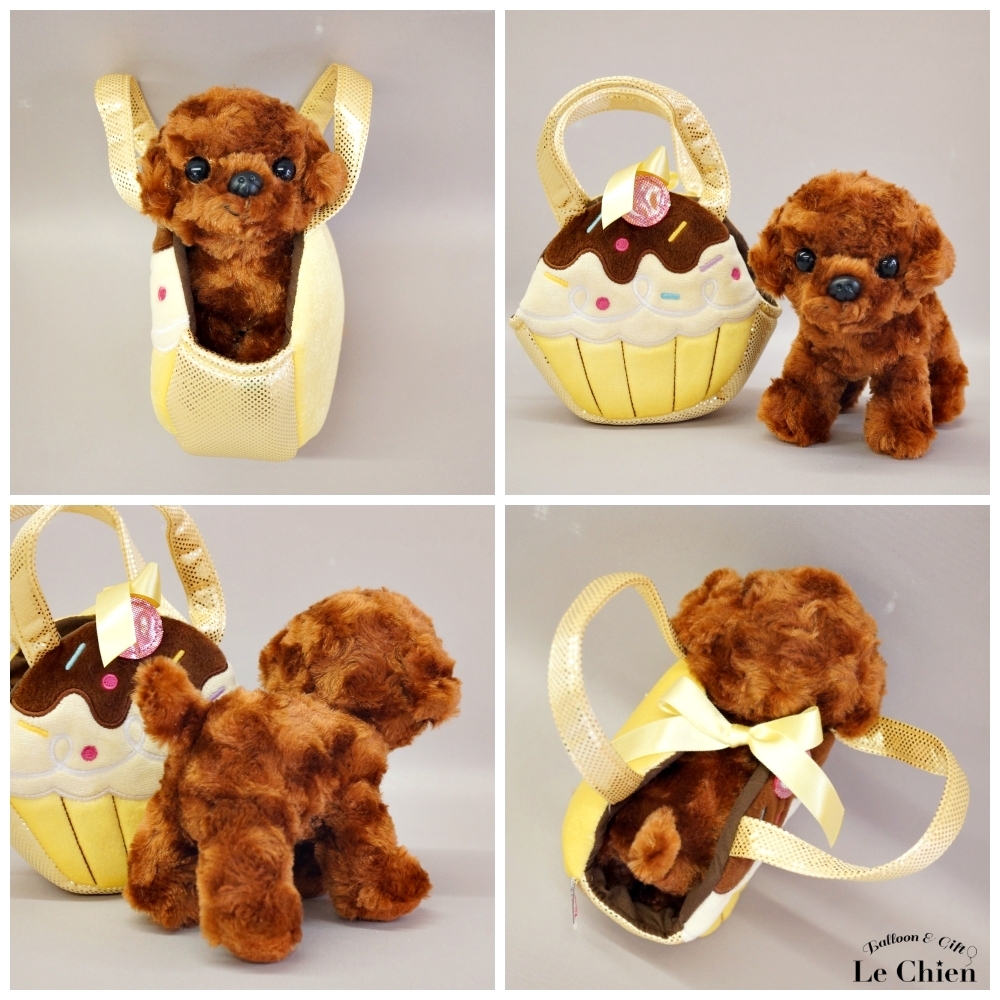 犬 ぬいぐるみ バッグ カバン ドッグインバッグ チワワ トイプードル