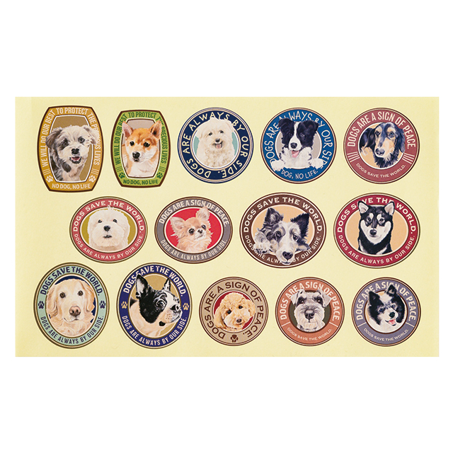 シール 犬 チャリティー ミックス犬 トイプー...の詳細画像1