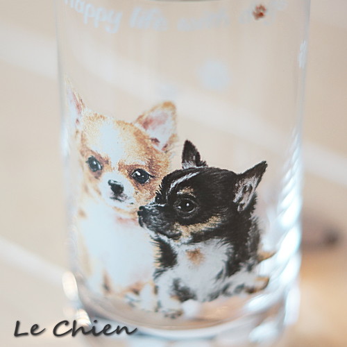 グラス タンブラー(チワワ)犬 ガラスのコップ 日本製 230cc わんコレ