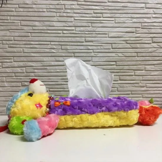 KAWAII BEAR くま ティッシュボックスケース ぬいぐるみ くまの